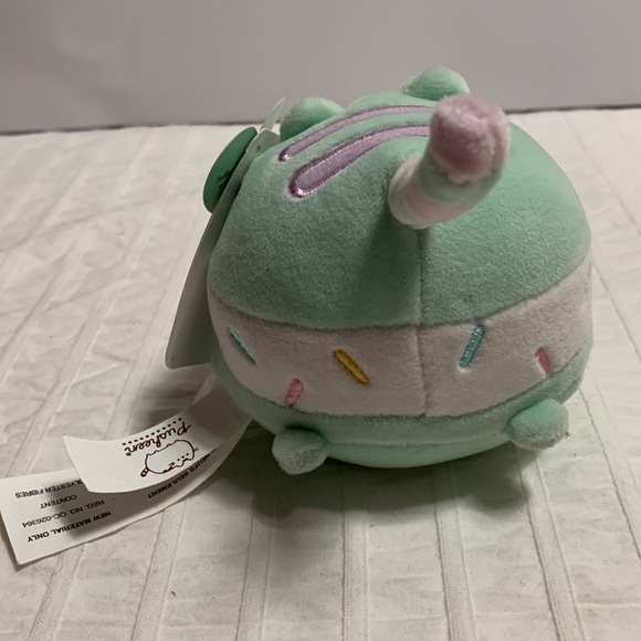 9”&3.5” Pusheen Ice Cream Sandwich & Rainbow Cat Plush by Gund - Picture 11 of 14